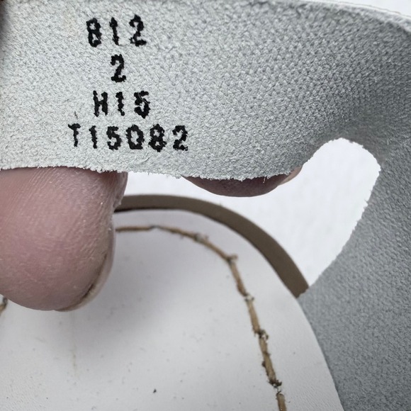 Salt Water Sandals The Original Silver Leather Kids Sandals Size 2 big girl - Picture 5 of 11